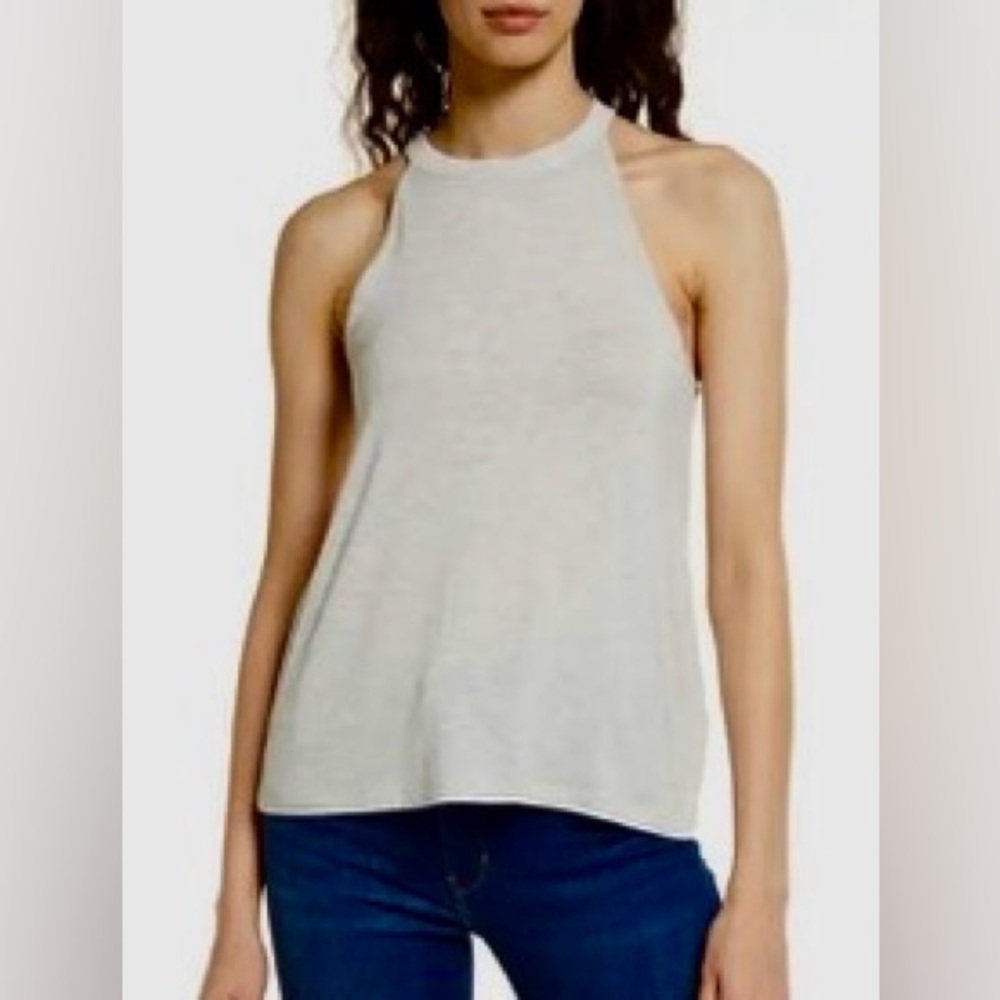 NWT Melrose and Mark High Neck Knit Tank Top, Size M
